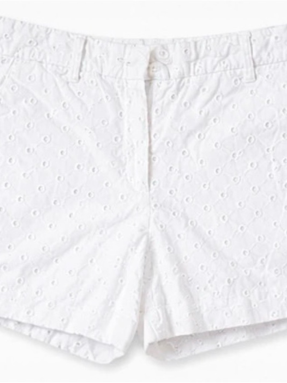 GAP White Eyelet High Waist Women’s Shorts
